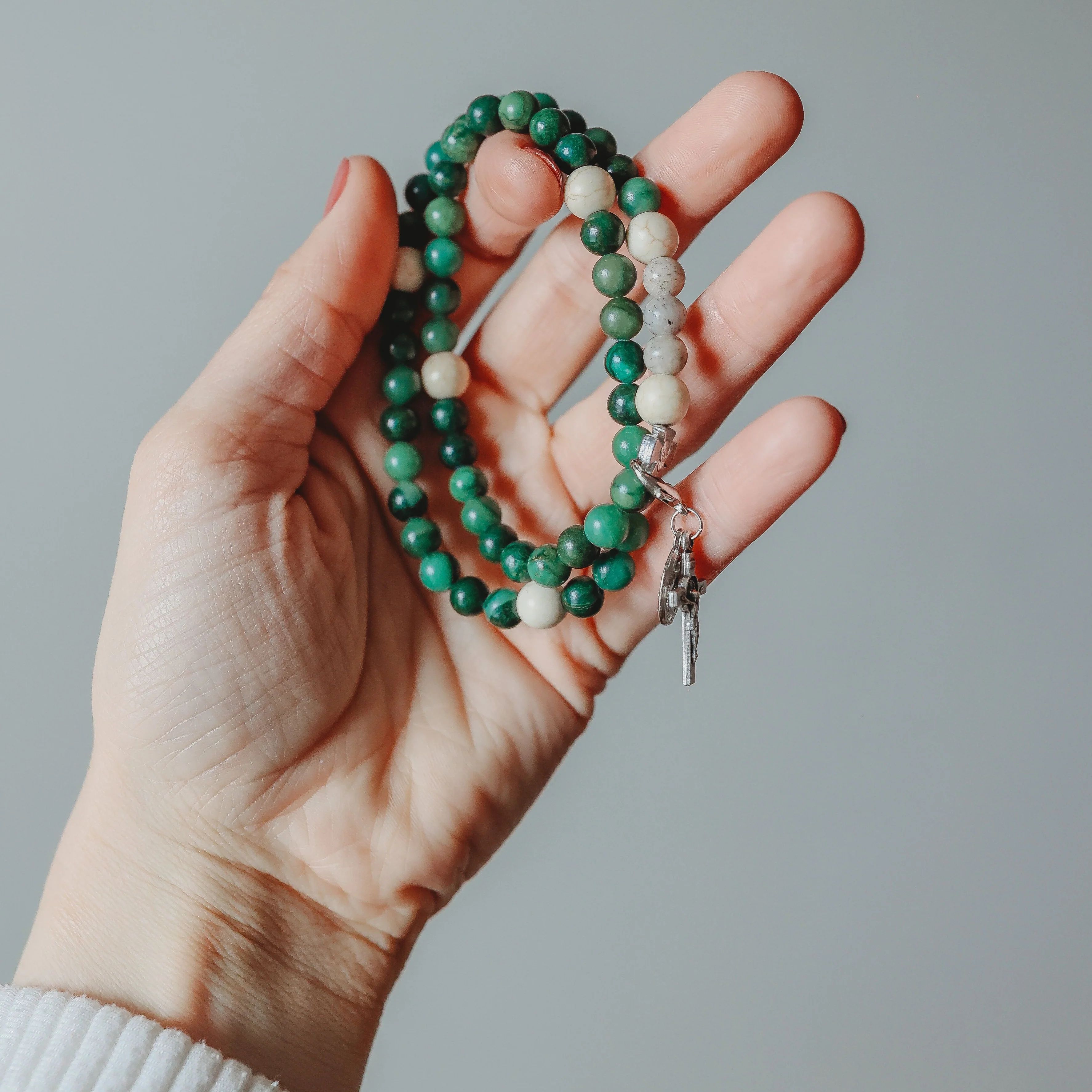 Life | Stretch & Wrap Rosary Bracelet - Image 5